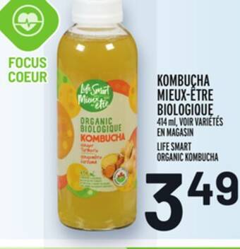 Metro Kombucha mieux-être biologique | life smart organic kombucha offer