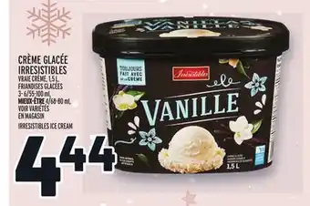 Metro Crème glacée irresistibles | irresistibles ice cream offer