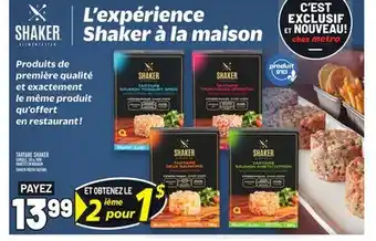 Metro L'expérience shaker à la maison shaker offer