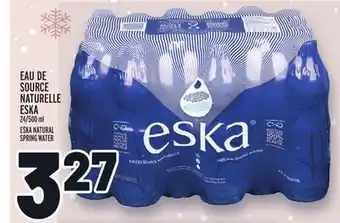Metro Eau de source naturelle eska | eska natural spring water offer
