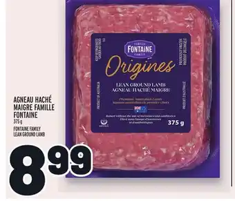 Metro Agneau haché maigre famille fontaine | fontaine family lean ground lamb offer