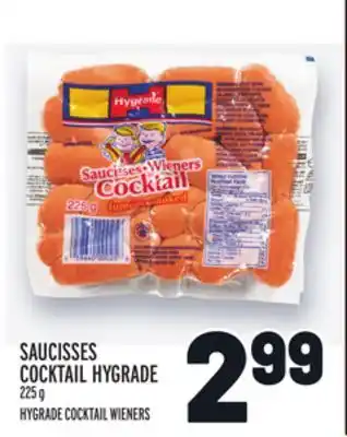 Metro Saucisses cocktail hygrade | hygrade cocktail wieners offer