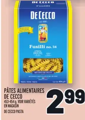 Metro Pâtes alimentaires de cecco | de cecco pasta offer