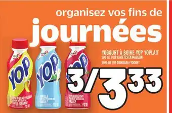 Metro Yogourt à boire yop yoplait | yoplait yop drinkable yogurt offer