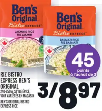 Metro Riz bistro express ben's original | ben's original bistro express rice offer