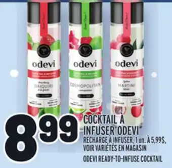 Metro Cocktail à infuser odevi | odevi ready-to-infuse cocktail offer