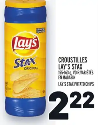 Metro Croustilles lay's stax | lay's stax potato chips offer