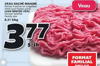 IGA Lean minced veal offer