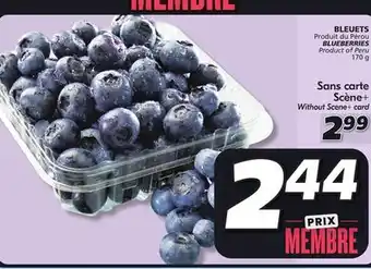 IGA Blueberries offer