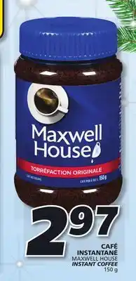 IGA Maxwell house instant coffee offer