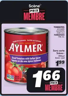 IGA Aylmer accents tomatoes offer
