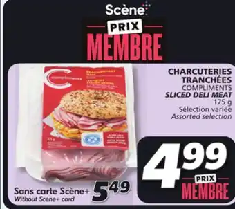 IGA Compliments sliced deli meat offer