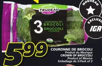 IGA Crown of broccoli offer