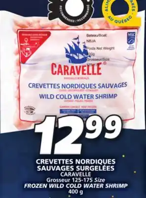 IGA Caravelle frozen wild cold water shrimp offer