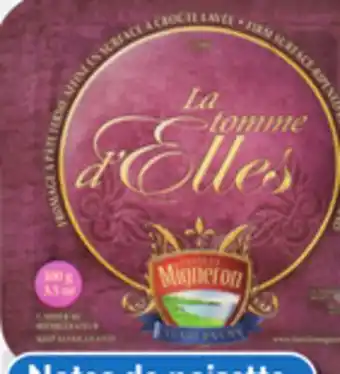 IGA Famille migneron de charlevoix cheese offer
