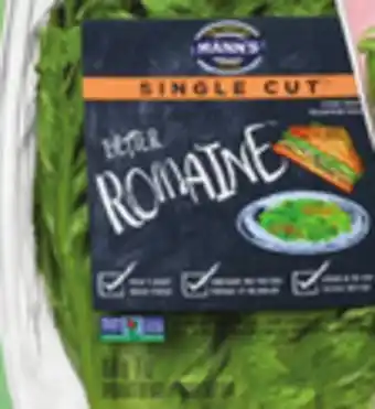 IGA Mann's green lettuce or romaine leaves offer