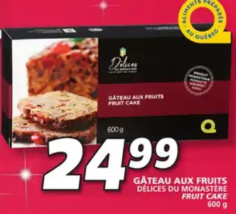 IGA Délices du monastère fruit cake offer
