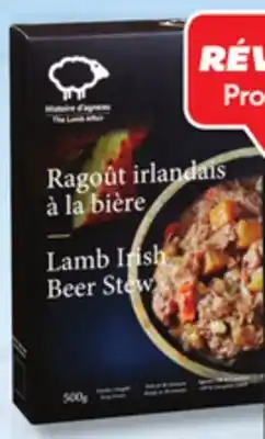 IGA Histoire d'agneau frozen lamb stew offer