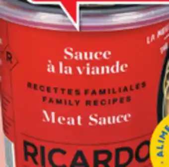 IGA Ricardo pasta sauce offer