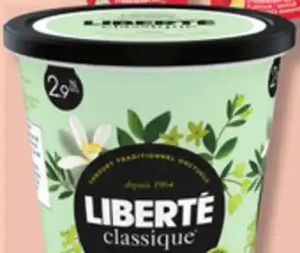 IGA Liberté classique yogurt offer