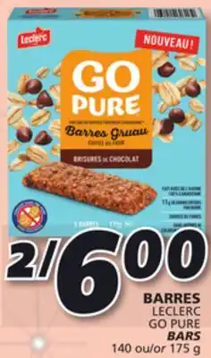IGA Leclerc go pure bars offer