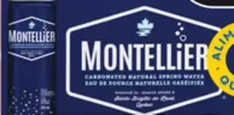 IGA Montellier carbonated natural spring water offer