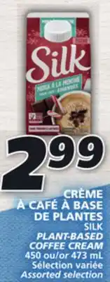 IGA Silk plant-based coffee cream offer