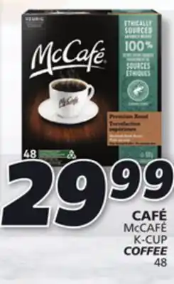 IGA Mccafé k-cup coffee offer