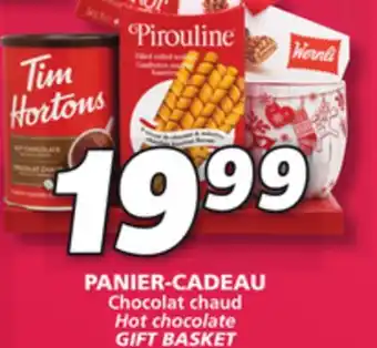IGA Hot chocolate gift basket offer