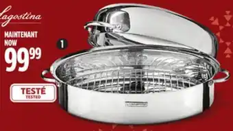 Canadian Tire Master chef 18/10 stainless-steel roaster with rack offer