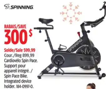 Canadian Tire Spinner spin pace bike offer