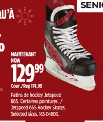 Canadian Tire Jetspeed 665 hockey skates offer