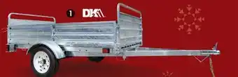 Canadian Tire 4.5 x 7.5´ galvanized trailer offer