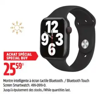 Canadian Tire Bluetooth touch screen smartwatch offer