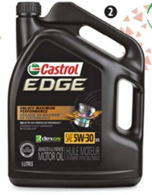 Canadian Tire Castrol edge titanium synthetic motor oil offer