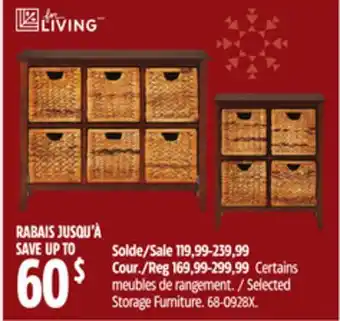Canadian Tire For living selected storage furniture offer