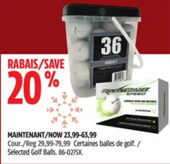 Canadian Tire Taylormade selected golf balls offer