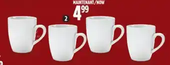 Canadian Tire Master chef 4-pc white mug set offer