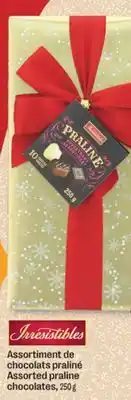 Jean Coutu Irresistibles assorted praline chocolates offer