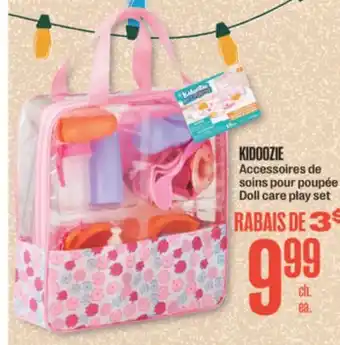 Jean Coutu Kidoozie doll care play set offer