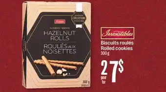 Jean Coutu Irresistibles rolled cookies offer