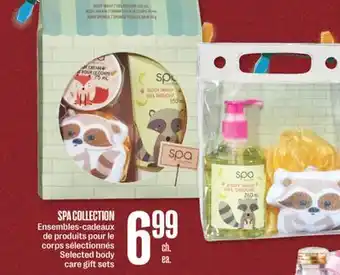 Jean Coutu Spa collection selected body care gift sets offer