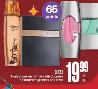 Jean Coutu Guess selected fragrances and sizes offer