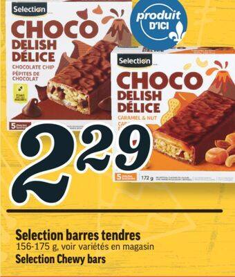 Marché Richelieu Selection barres tendres | selection chewy bars offer