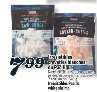 Marché Richelieu Crevettes blanches du pacifique irresistibles | irresistibles pacific white shrimp offer