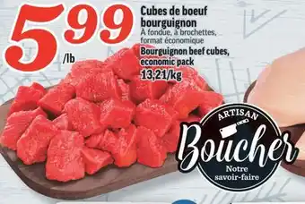 Marché Richelieu Cubes de boeuf bourguignon | bourguignon beef cubes offer