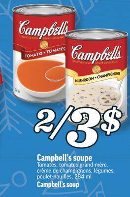 Marché Richelieu Campbell's soupe | campbell's soup offer