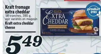 Marché Richelieu Fromage extra cheddar kraft | kraft extra cheddar cheese offer