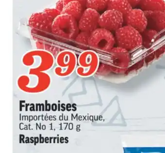 Marché Richelieu Framboises | raspberries offer