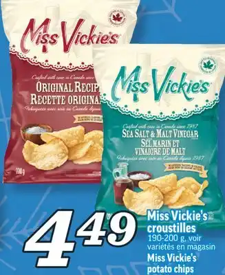 Marché Richelieu Croustilles miss vickie's | miss vickie's potato chips offer
